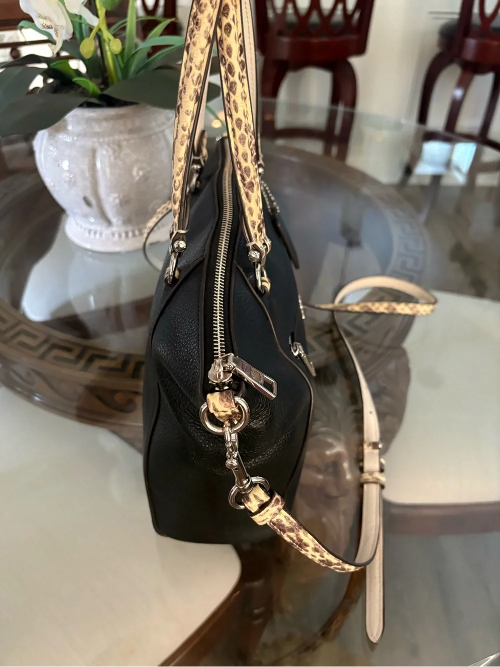 🖤🖤COACH PRARIE POLISHED PEBBLED LEATHER SATCHEL/CROSSBODY BAG!🖤🖤